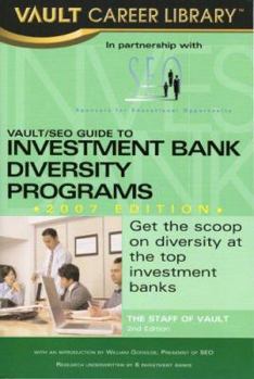 Paperback Vault/Seo Guide to Investment Bank Diversity Programs Book