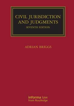 Hardcover Civil Jurisdiction and Judgments Book