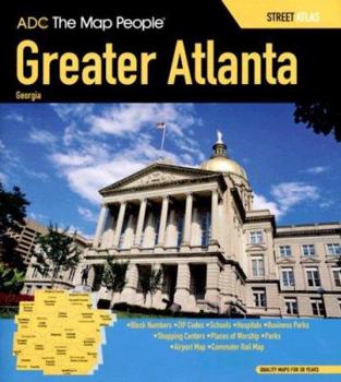 Spiral-bound Greater Atlanta, Georgia Street Atlas Book