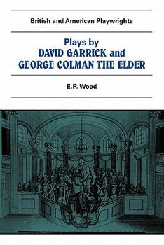 Paperback Plays by David Garrick and George Colman the Elder Book
