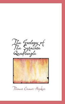 Paperback The Geology of the Syracuse Quadrangle Book