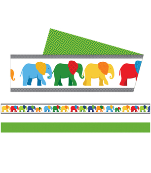Misc. Supplies Parade of Elephants Straight Borders Book