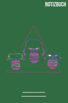 Paperback Notizbuch Liniert Gorilla: A5 Notizbuch / Notebook - 111 Seiten - Extra Kalender 2020 - Einzigartig - Liniert - Linien - Linie - Geschenk - Gesch [German] Book