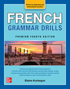 Paperback French Grammar Drills, Premium Fourth Edition Book