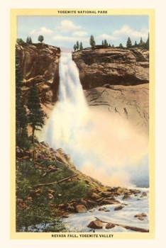 Paperback The Vintage Post Card Nevada Falls, Yosemite Book