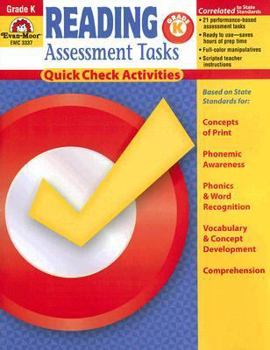 Paperback Reading Assessment Tasks, Grade K Book