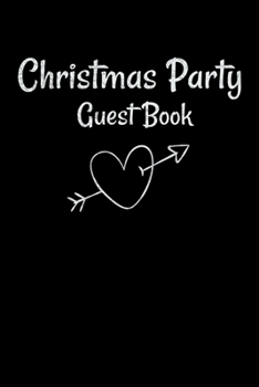 Paperback Christmas Party Guest Book: Awesome Guest Comments Book For Christmas Party Book