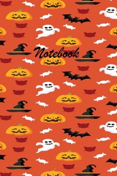 Notebook: These Halloween beautiful 6 x 9 Composition Notebook 190-page Journal books are lined to standard wide-ruled margins with a table of ... of each topic.Ghost Bat Halloween Book 9