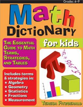 Paperback Math Dictionary for Kids Book