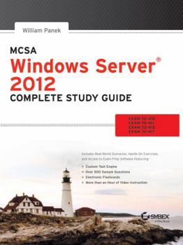 Hardcover Mcsa Windows Server 2012 Complete Study Guide: Exam 70-410, 70-411, 70-412, 70-417 Book