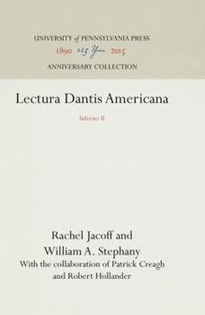 Hardcover Lectura Dantis Americana: Inferno II Book