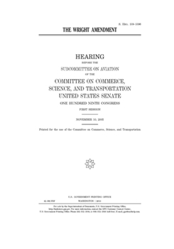 Paperback The Wright Amendment Book