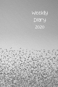 Weekly Diary: 6x9 week to a page diary planner. 12 months monthly planner, weekly diary & lined paper note pages. Perfect for teachers, students and small business owners. Silver grey design