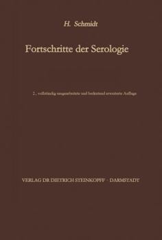 Paperback Fortschritte Der Serologie [German] Book