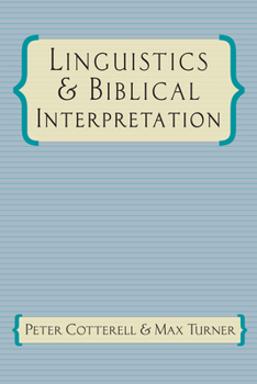 Paperback Linguistics & Biblical Interpretation Book