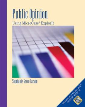 Paperback Public Opinion: Using Microcase Explorit Book