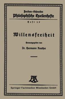 Paperback Willensfreiheit [German] Book