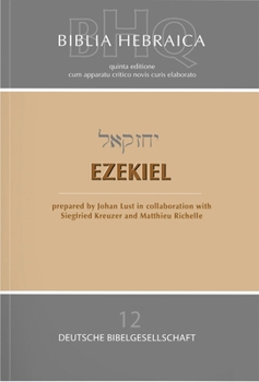 Paperback Biblia Hebraica Quinta (Bhq) Vol 12: Ezekiel [Hebrew] Book