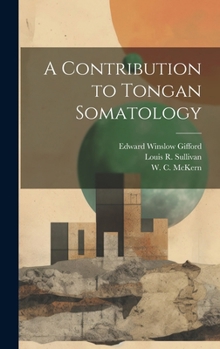 Hardcover A Contribution to Tongan Somatology Book