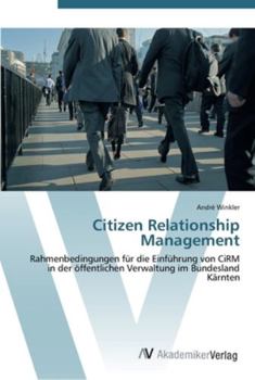 Paperback Citizen Relationship Management [German] Book