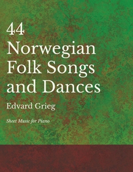 Paperback 44 Norwegian Folk Songs and Dances - Sheet Music for Piano Book