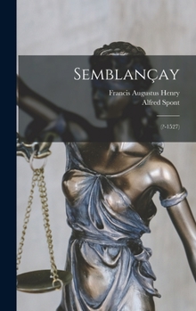 Hardcover Semblançay: (?-1527) [French] Book