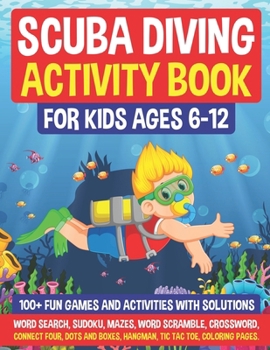 Paperback Scuba Diving Activity Book for Kids Book