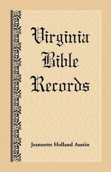 Paperback Virginia Bible Records Book