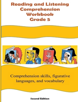 Paperback Reading and Listening Comprehension Grade 5 Workbook Book