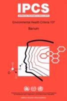 Paperback Barium: Environmental Health Criteria Series No 107 Book