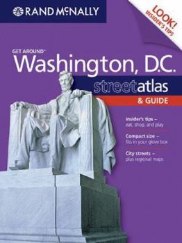 Spiral-bound Rand McNally Get Around Washington, DC Street Atlas & Guide Book