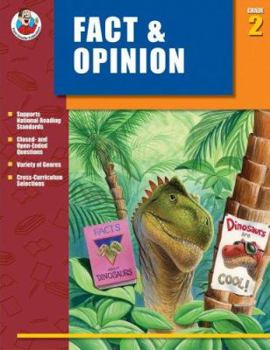 Paperback Fact & Opinion, Grade 2 Book