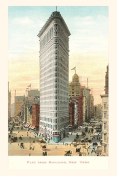 Paperback Vintage Journal Flatiron Building, New York City Book