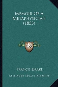 Paperback Memoir Of A Metaphysician (1853) Book