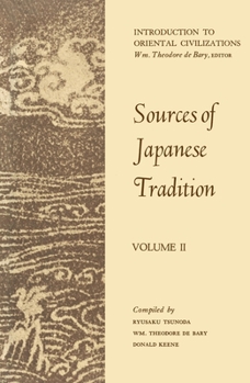 Paperback Sources of Japanese Tradition: 1600 to 2000 Book