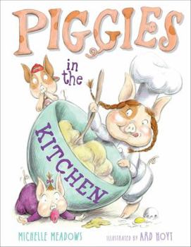 Hardcover Piggies in the Kitchen Book