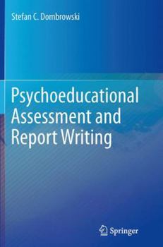 Paperback Psychoeducational Assessment and Report Writing Book