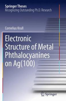 Paperback Electronic Structure of Metal Phthalocyanines on Ag(100) Book