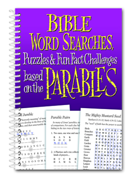 Spiral-bound Word Searches and Other Word Puzzles from Parables from the Bible Book