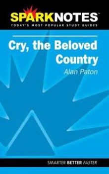 Paperback Cry, the Beloved Country (Sparknotes Literature Guide) Book