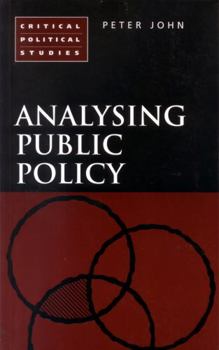 Paperback Analysing Public Policy Book