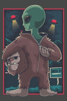 2020 Week To View Dated Planner Diary: Bigfoot Roswell Alien Area 51 6x9 Inches Paperback