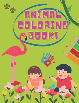 Paperback Animal Coloring Book: For Children Book