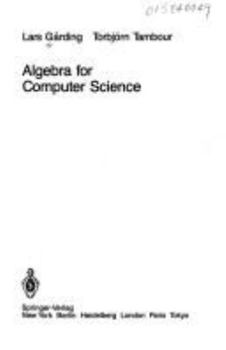 Paperback Algebra for Computer Science Book