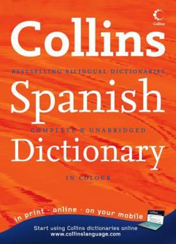 Hardcover Collins Spanish Dictionary Complete & Unabridged Book
