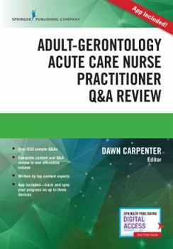 Paperback Adult-Gerontology Acute Care Nurse Practitioner Q&A Review Book