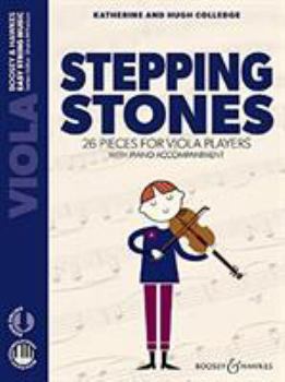 Paperback Stepping Stones: 26 Pieces for Viola Players Viola and Piano with Online Audio Book