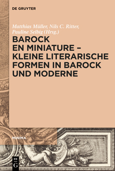 Paperback Barock en miniature - Kleine literarische Formen in Barock und Moderne [German] Book