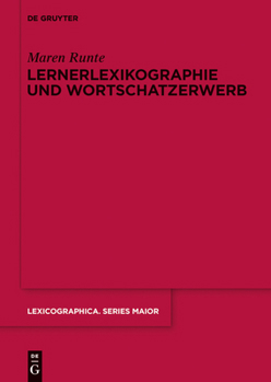 Hardcover Lernerlexikographie und Wortschatzerwerb [German] Book