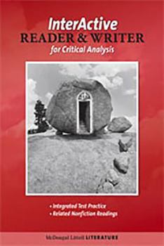Paperback McDougal Littell Literature: Interactive Reader and Writer for Critical Analysis with Added Value Grade 7 Book